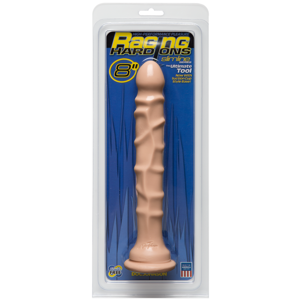 Slimline Dong with Suction Cup - 8 / 20 cm - Vanilla