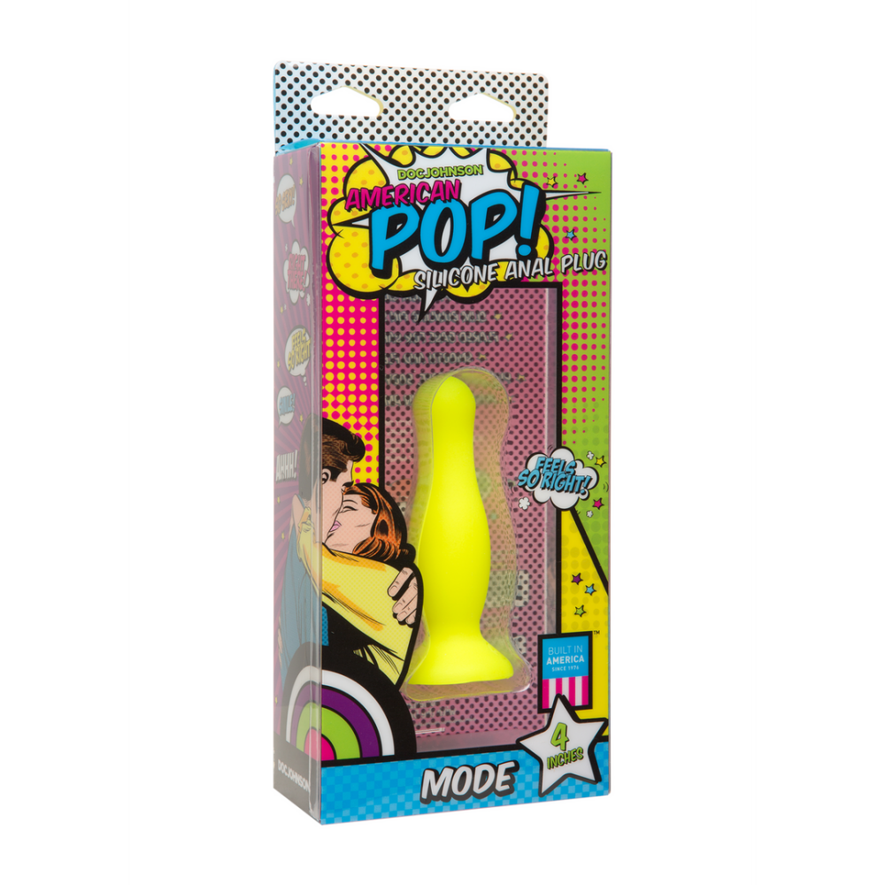 American Pop - Fashion - Silicone Anal Plug - 4'' / 10 cm