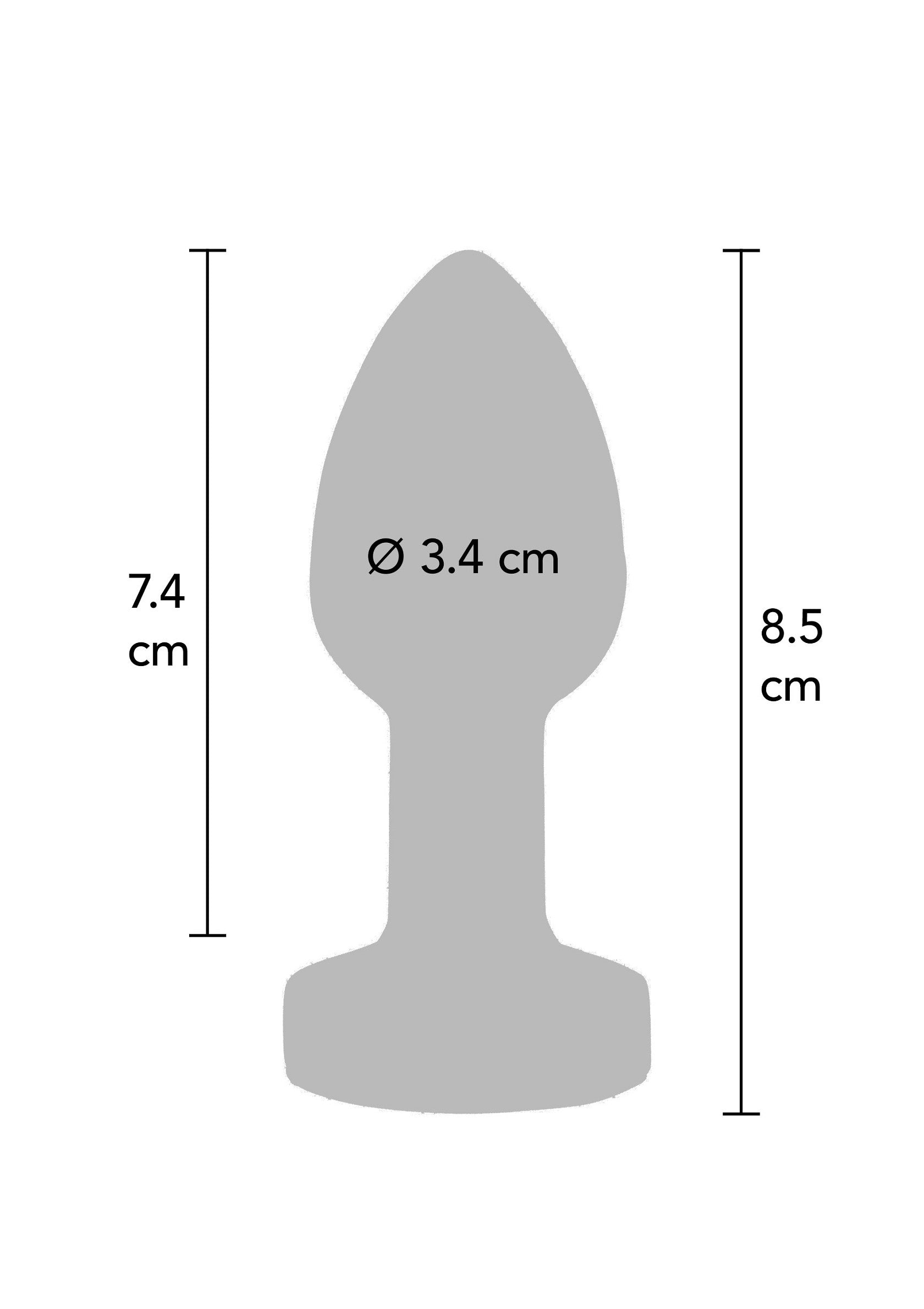 ToyJoy Buttocks Vibrating Metal Buttplug M