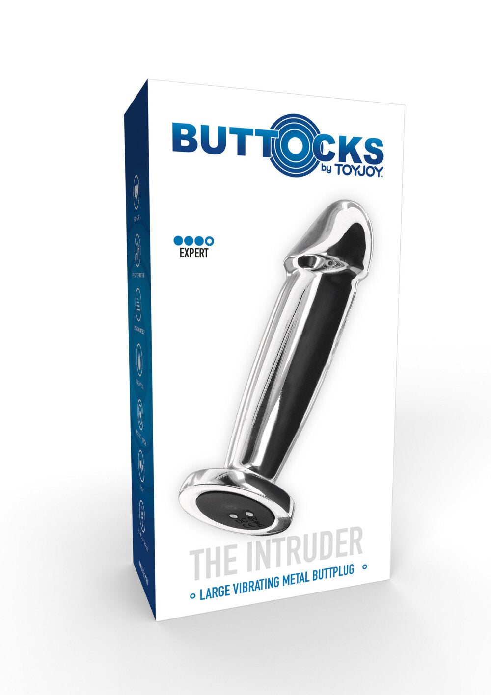 ToyJoy Buttocks Vibrating Metal Buttplug