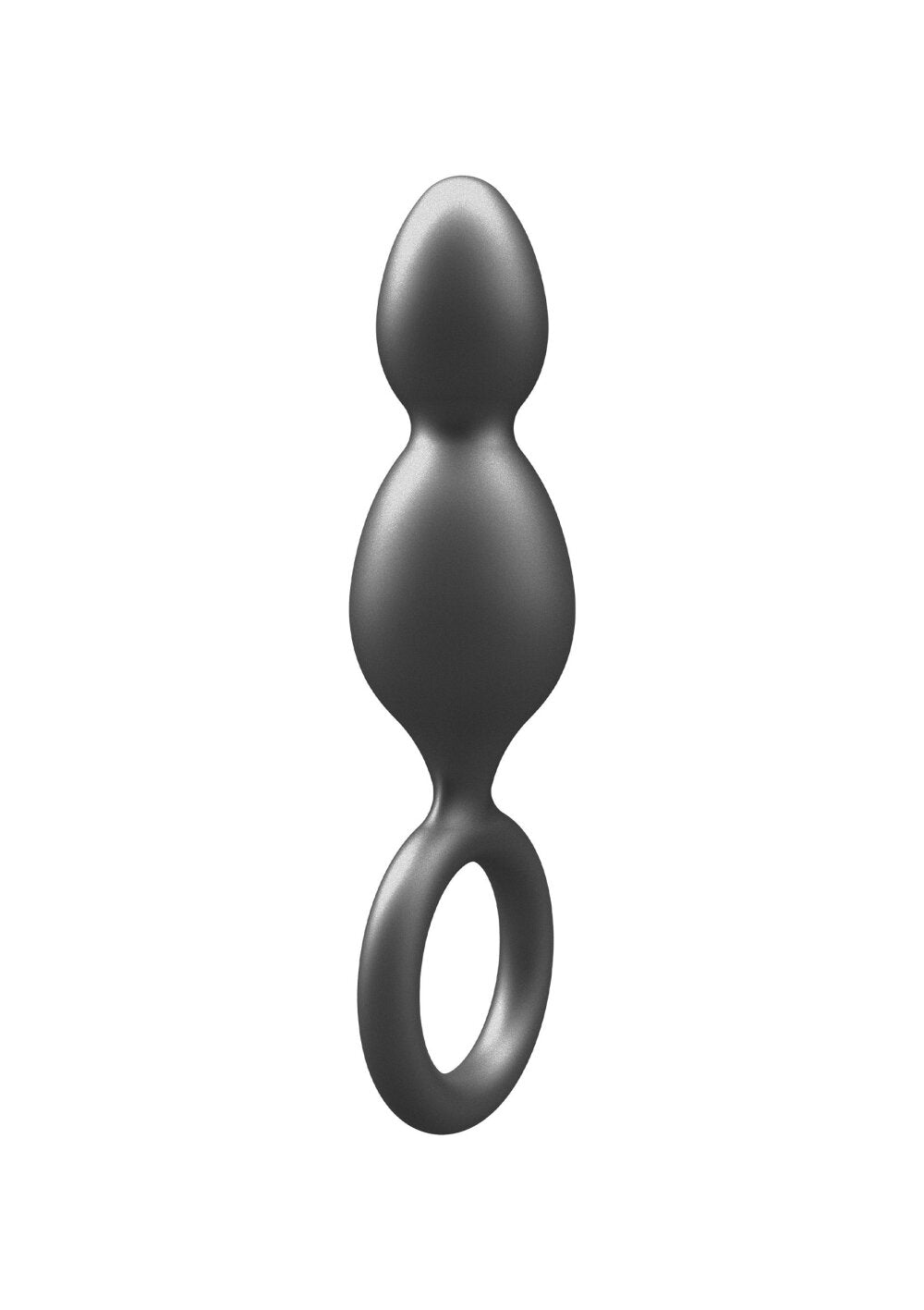 ToyJoy Buttocks The Plugger 2-Balls Metallic Silicone Plug