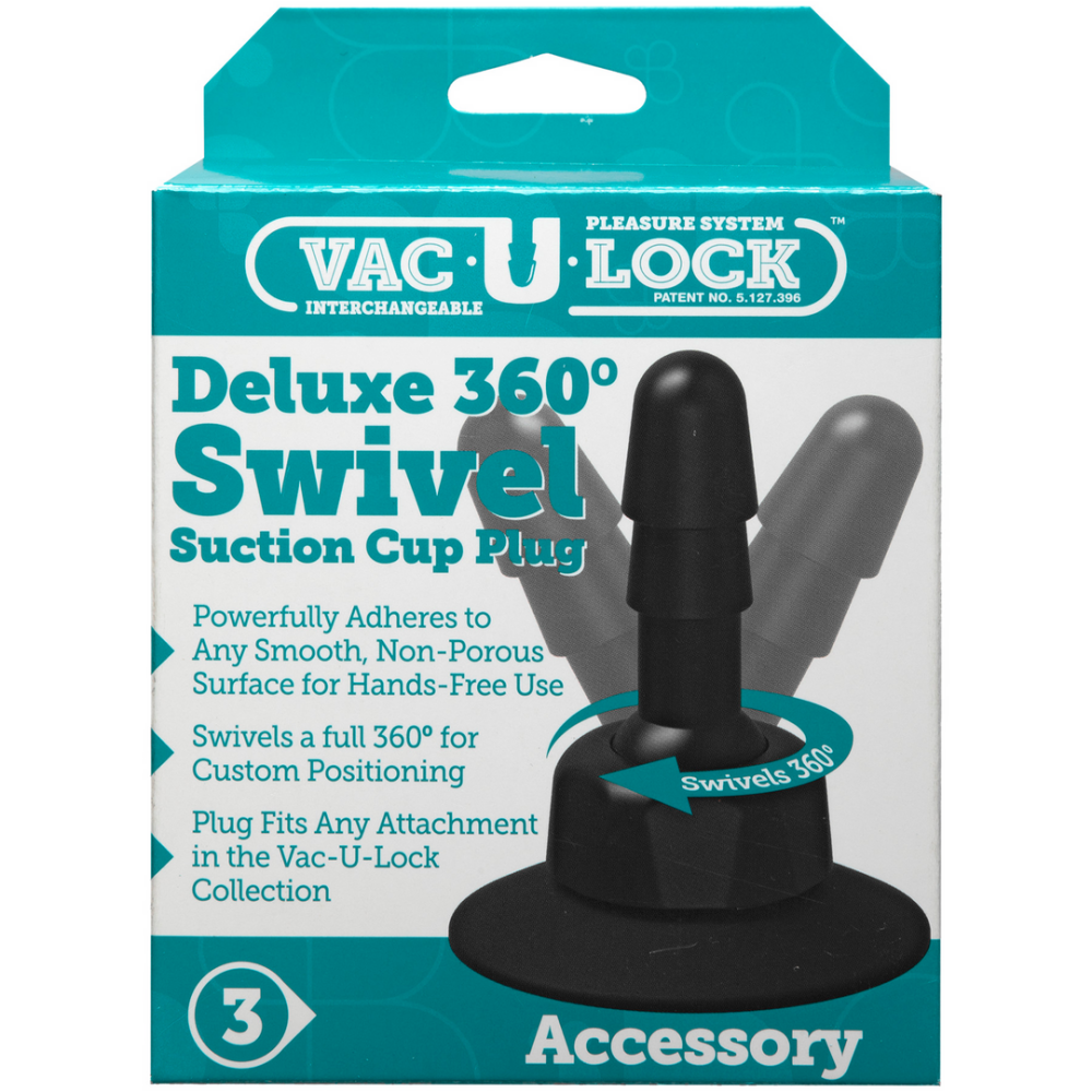 Deluxe 360 ​​​​Swivel - Butt Plug mit Saugnapf - 2 Stück