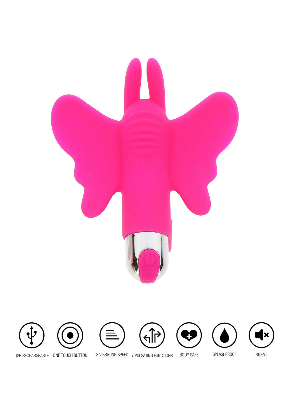 ToyJoy Finger Vibe Butterfly Pleaser Rechargeable