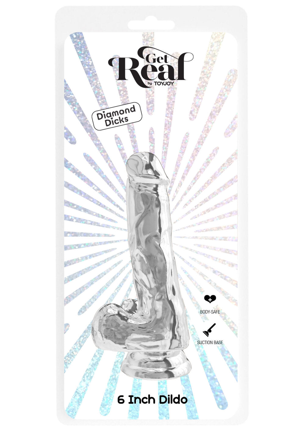 ToyJoy Get Real 16 cm Clear Dildo