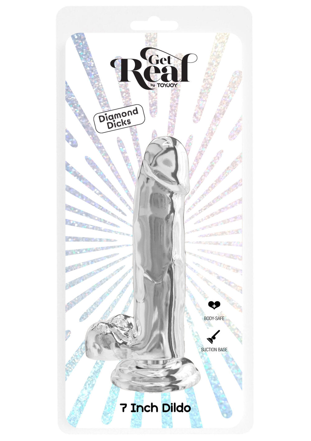 ToyJoy Get Real 18 cm Clear Dildo