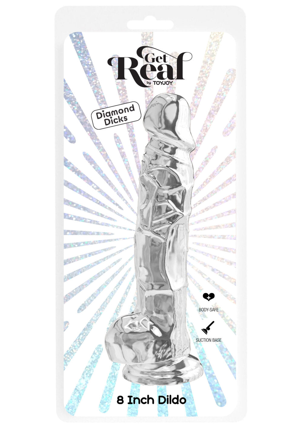 ToyJoy Get Real 22.5 cm Clear Dildo