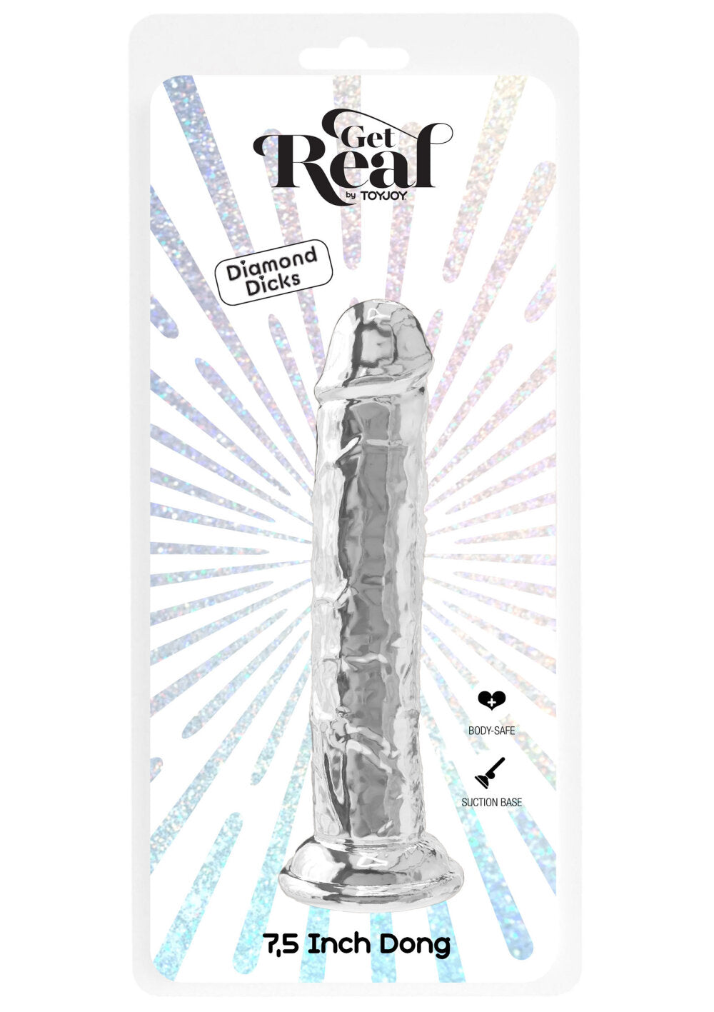 ToyJoy Get Real 19 cm Clear Dong