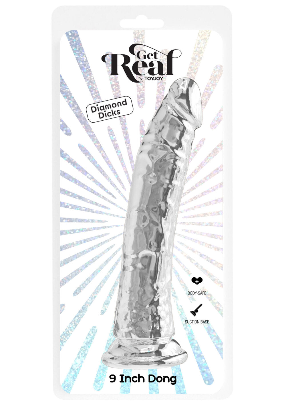 ToyJoy Get Real 24 cm Clear Dong