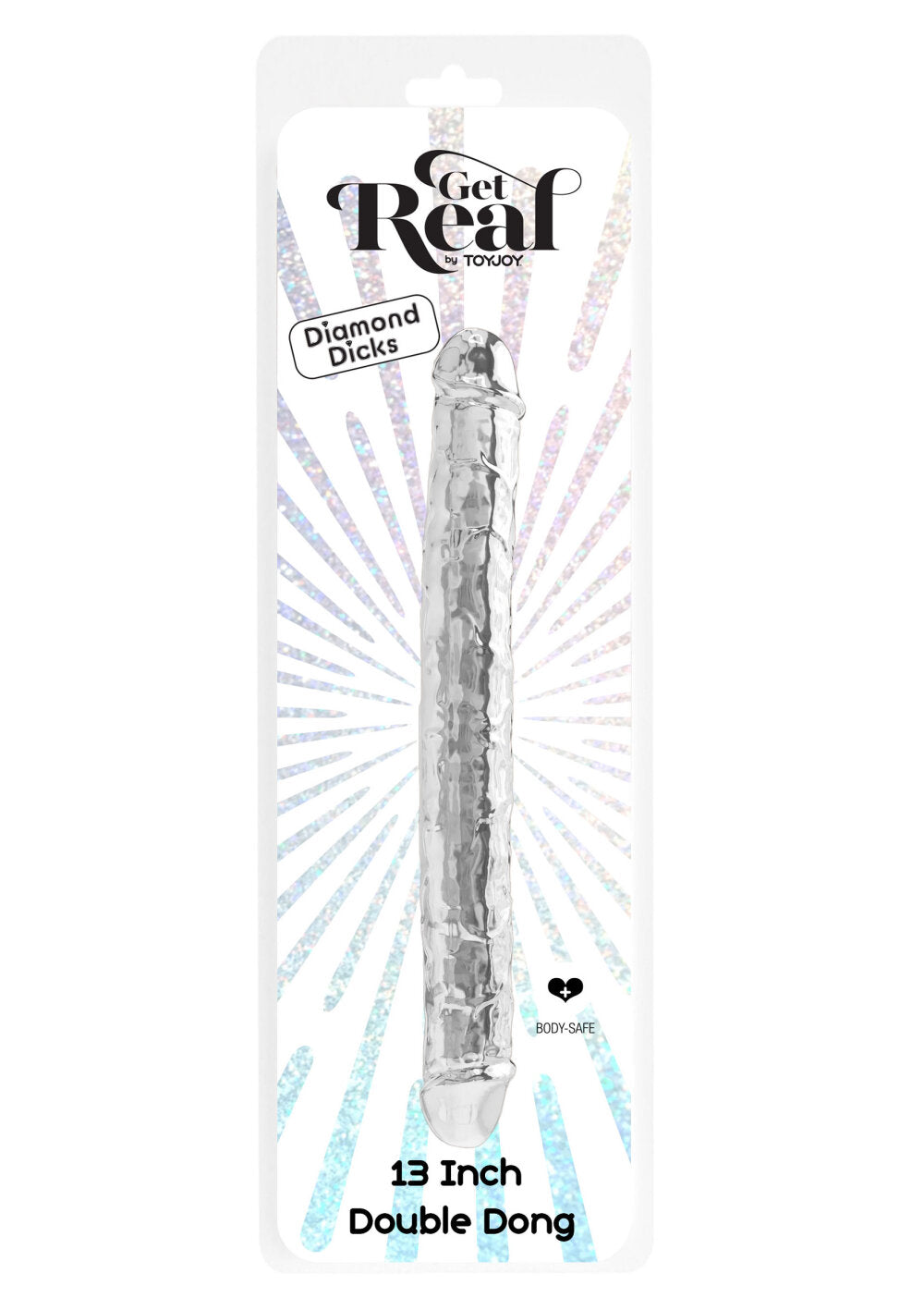 ToyJoy Get Real 34.5 cm Clear Double Dong