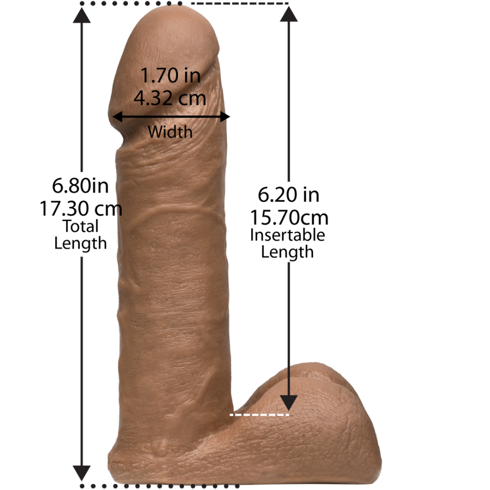 UR3 Cock - 6 / 16 cm - Brown