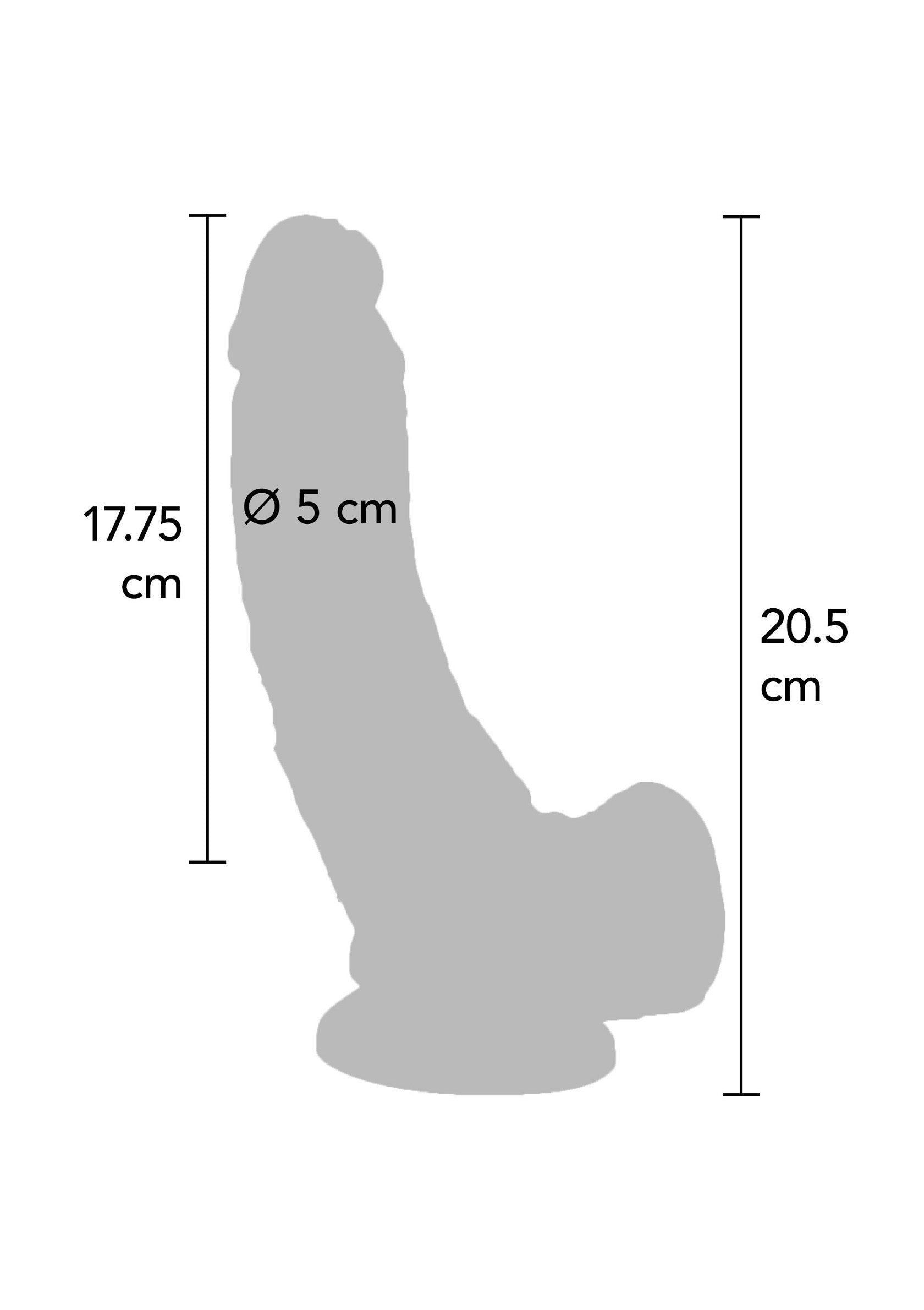 ToyJoy Get Real Vibrating 20.5 cm Dildo