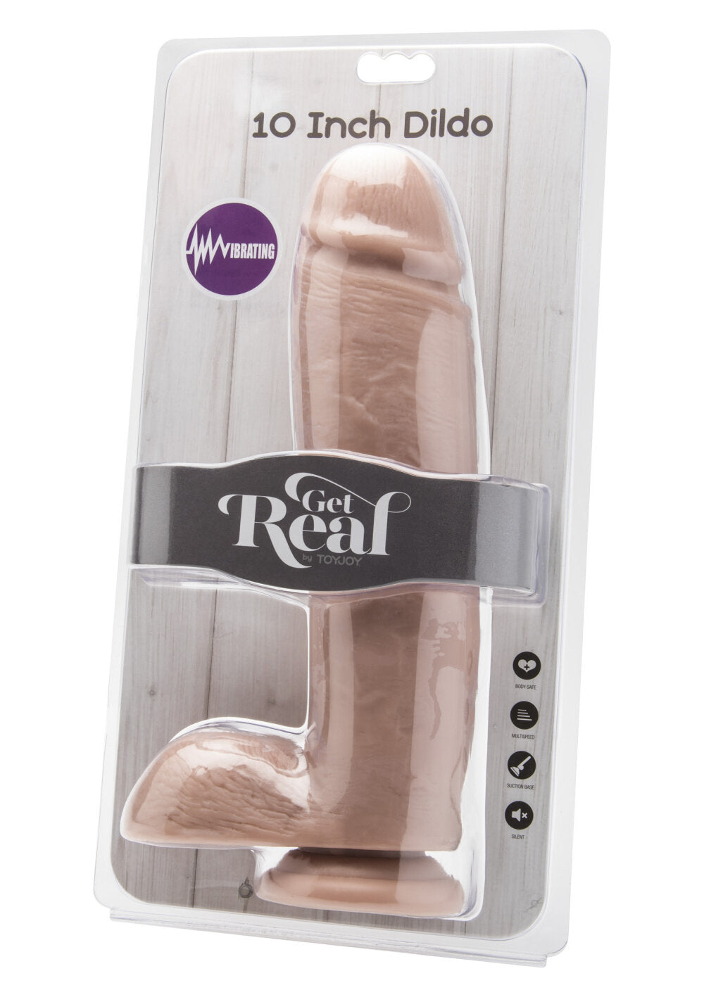 ToyJoy Get Real Vibrating 25.5 cm Dildo