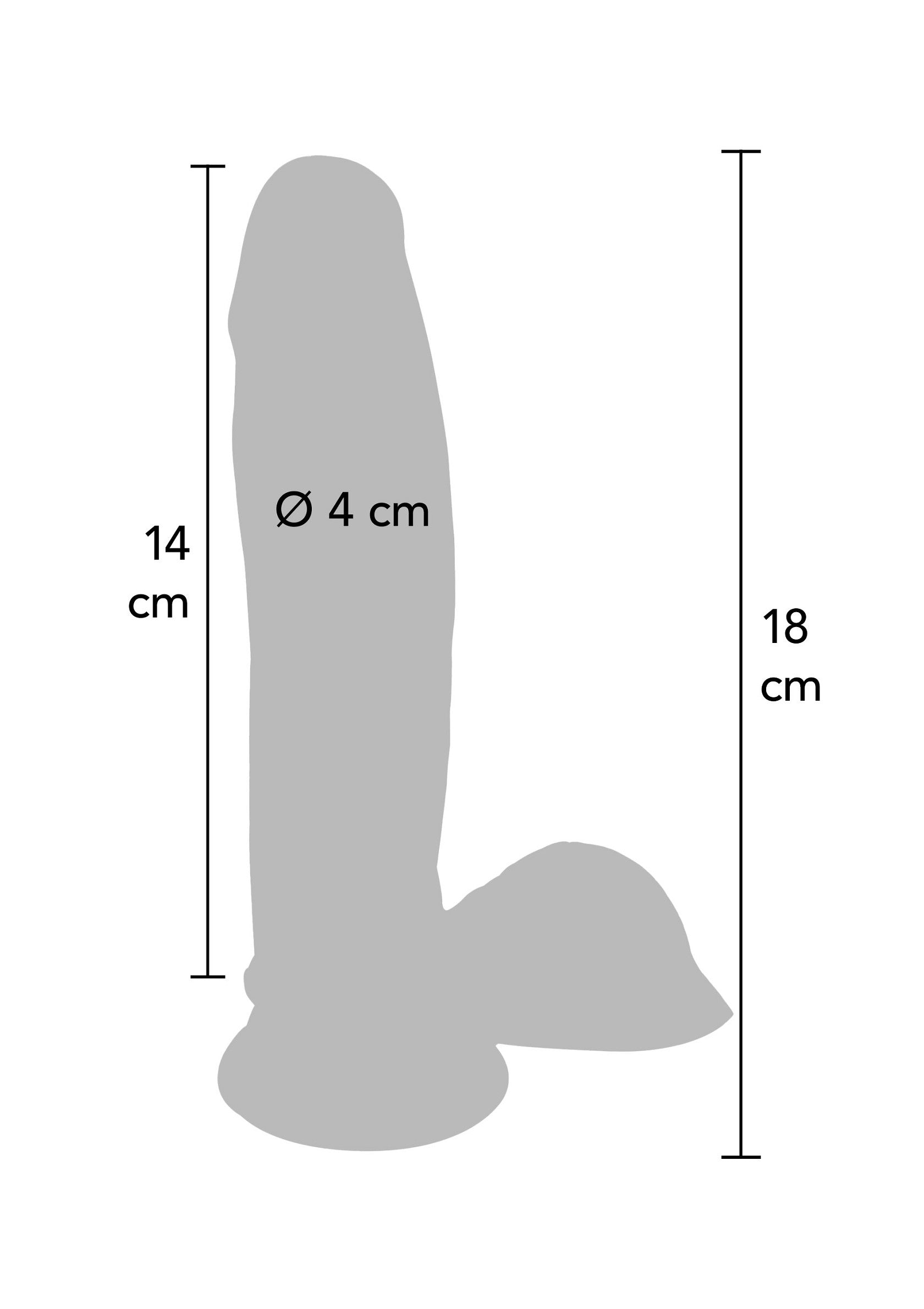 ToyJoy Get Real Dual Density 18 cm Dildo