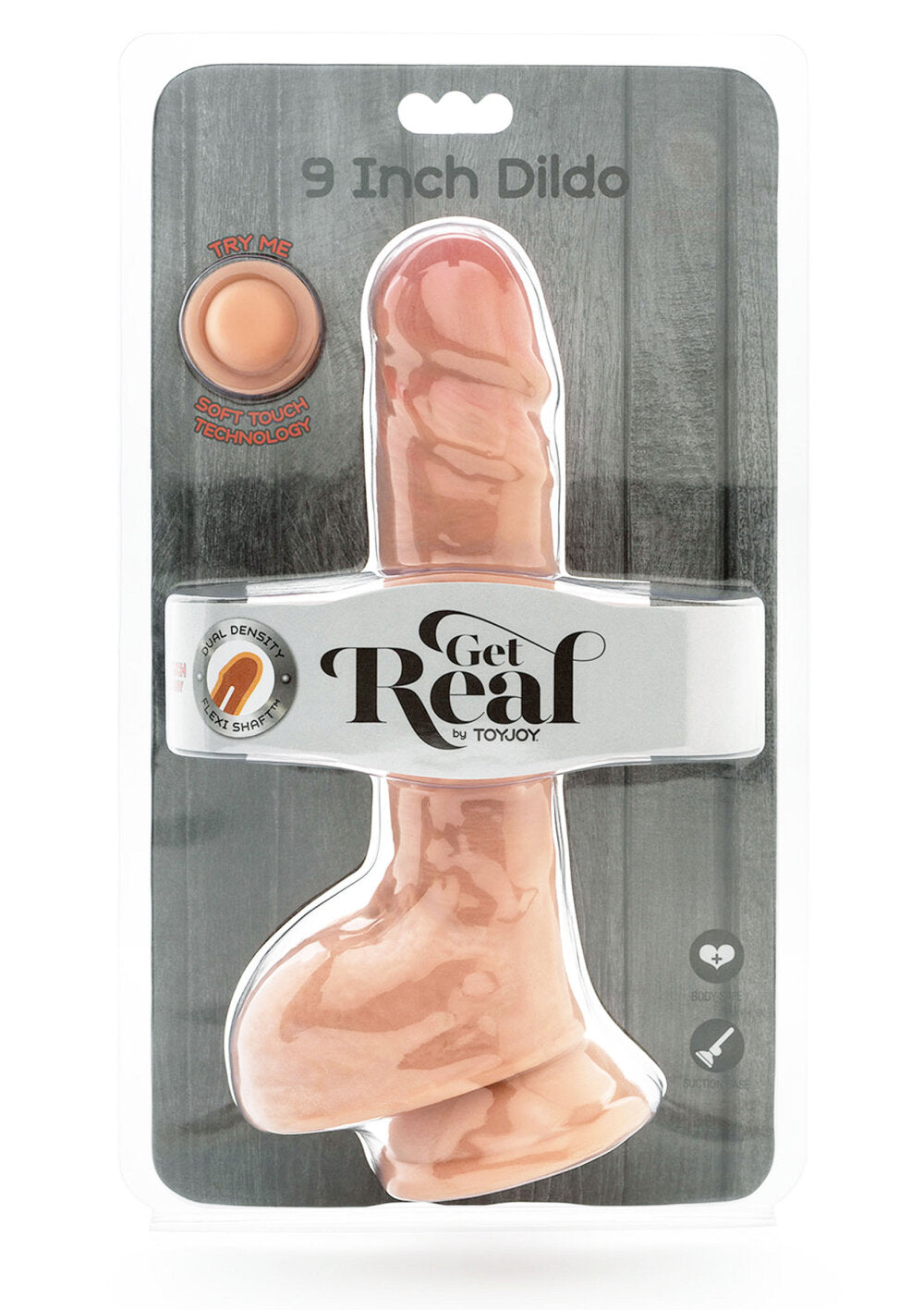 ToyJoy Get Real Dual Density 23 cm Dildo