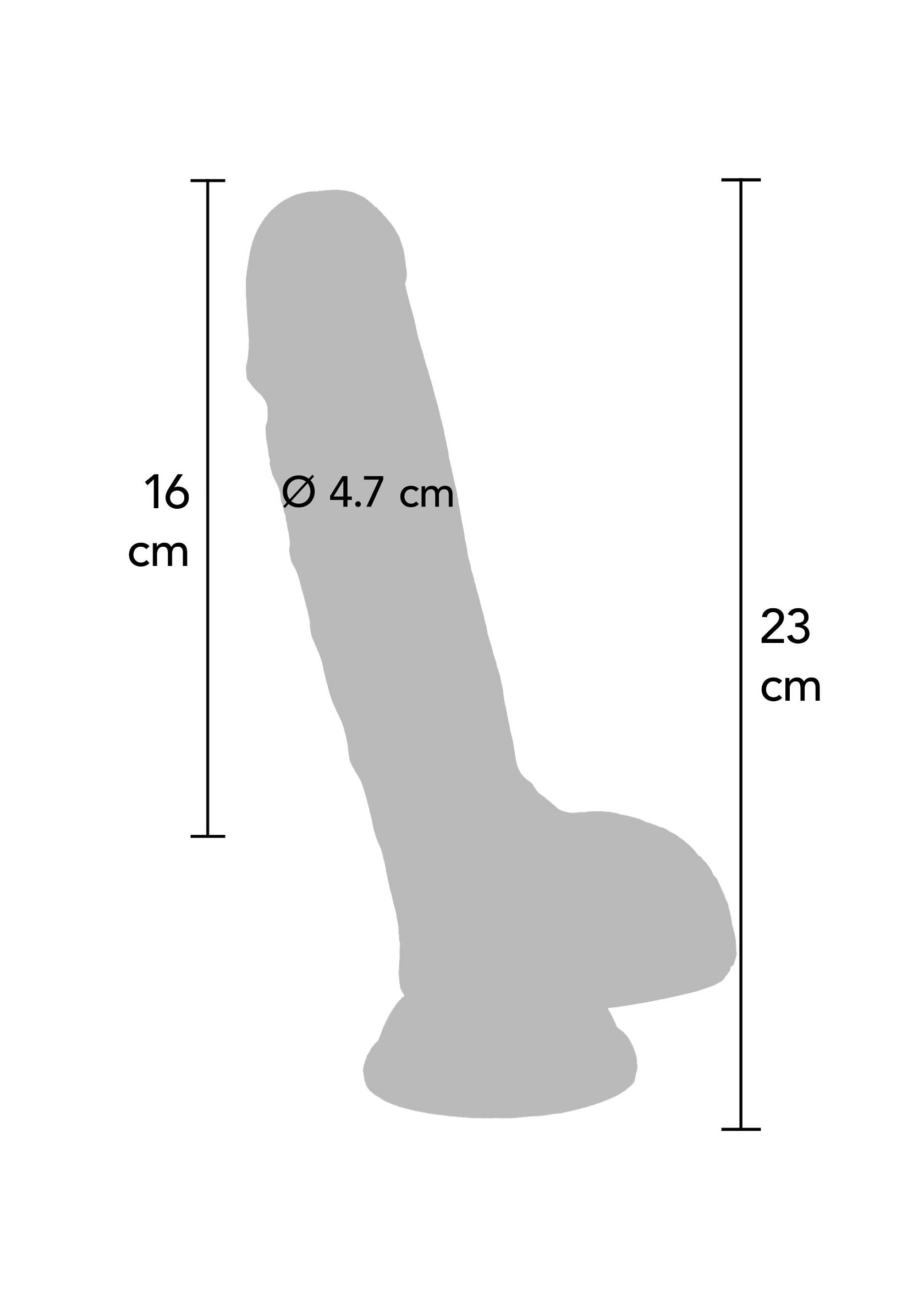 ToyJoy Get Real Dual Density 23 cm Dildo