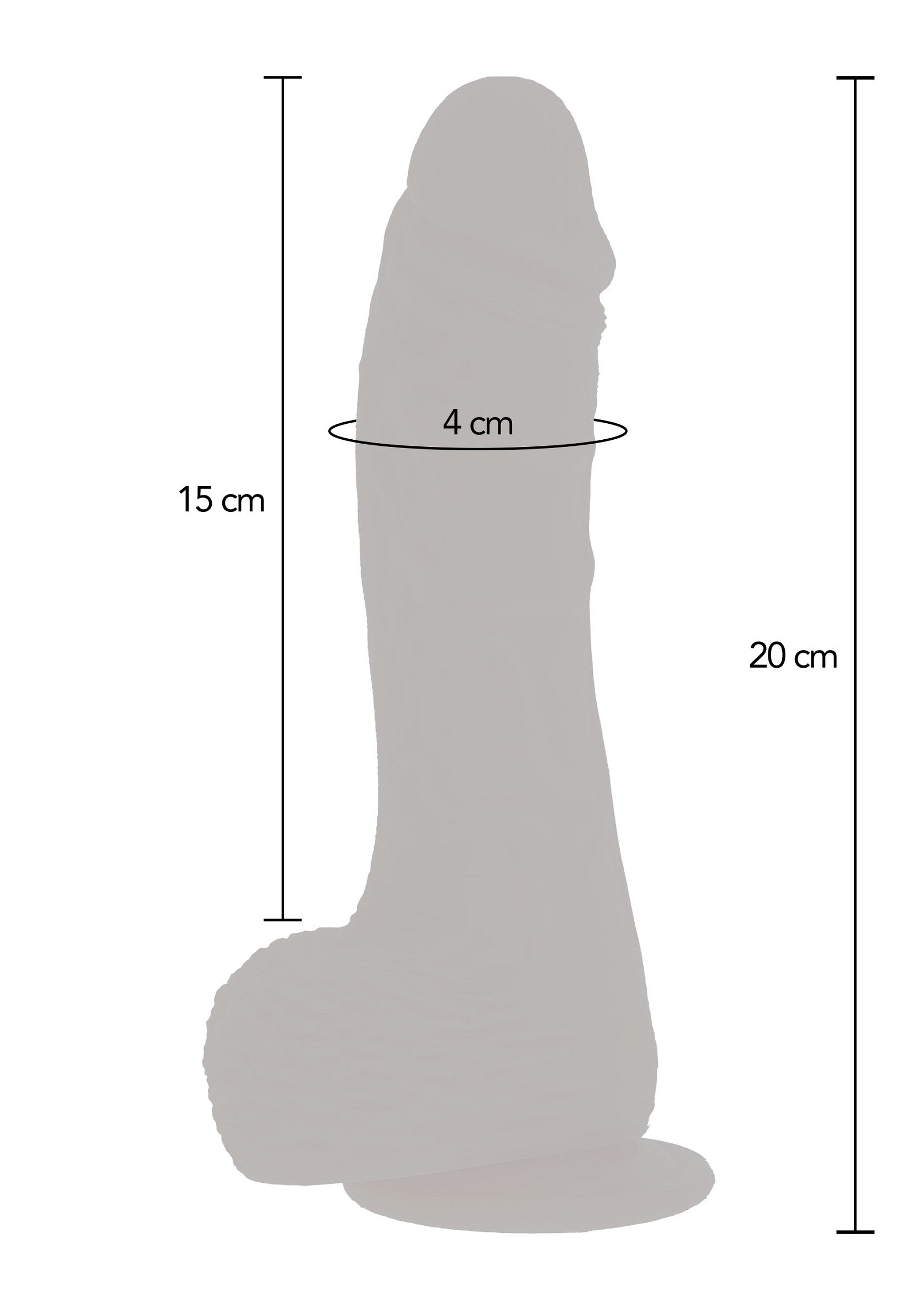 ToyJoy Get Real Up&Down Rotating Vibrating Dildo 21 cm