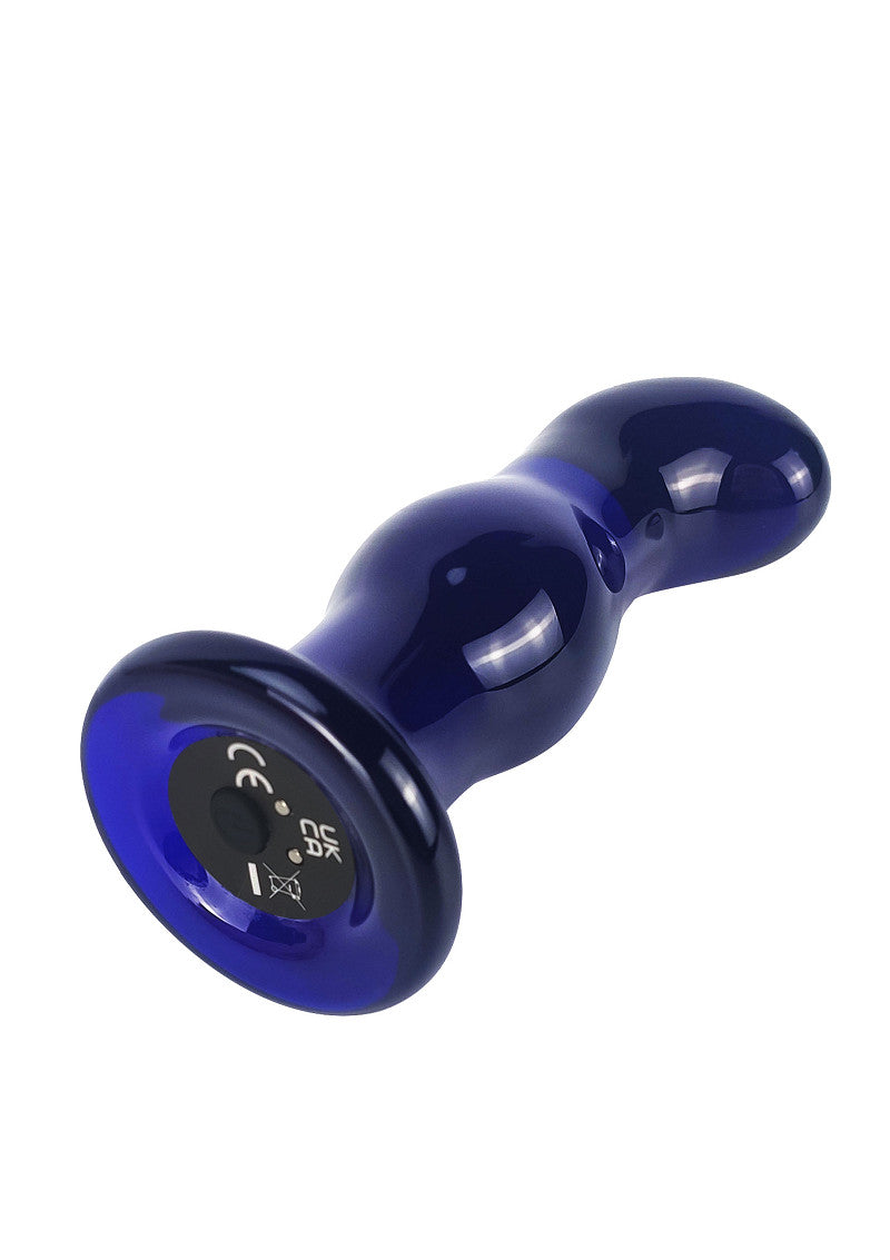 ToyJoy Buttocks Gleaming Vibrating Glass Plug