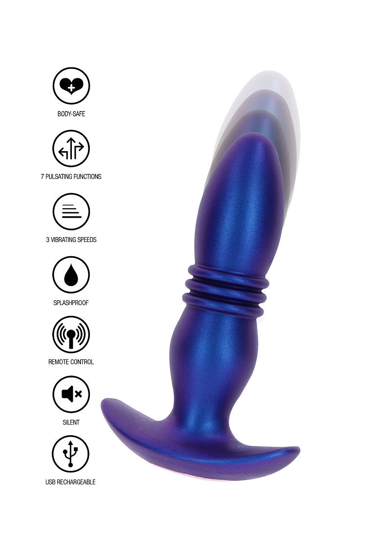 ToyJoy Buttocks The Tough Thrusting Vibrating Plug