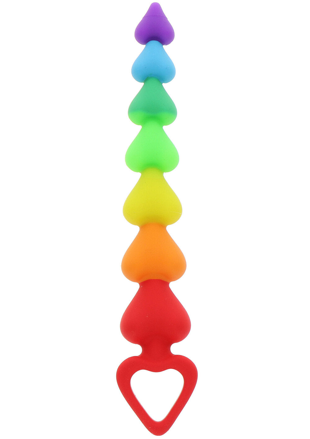 ToyJoy Anal Play Rainbow Heart Beads