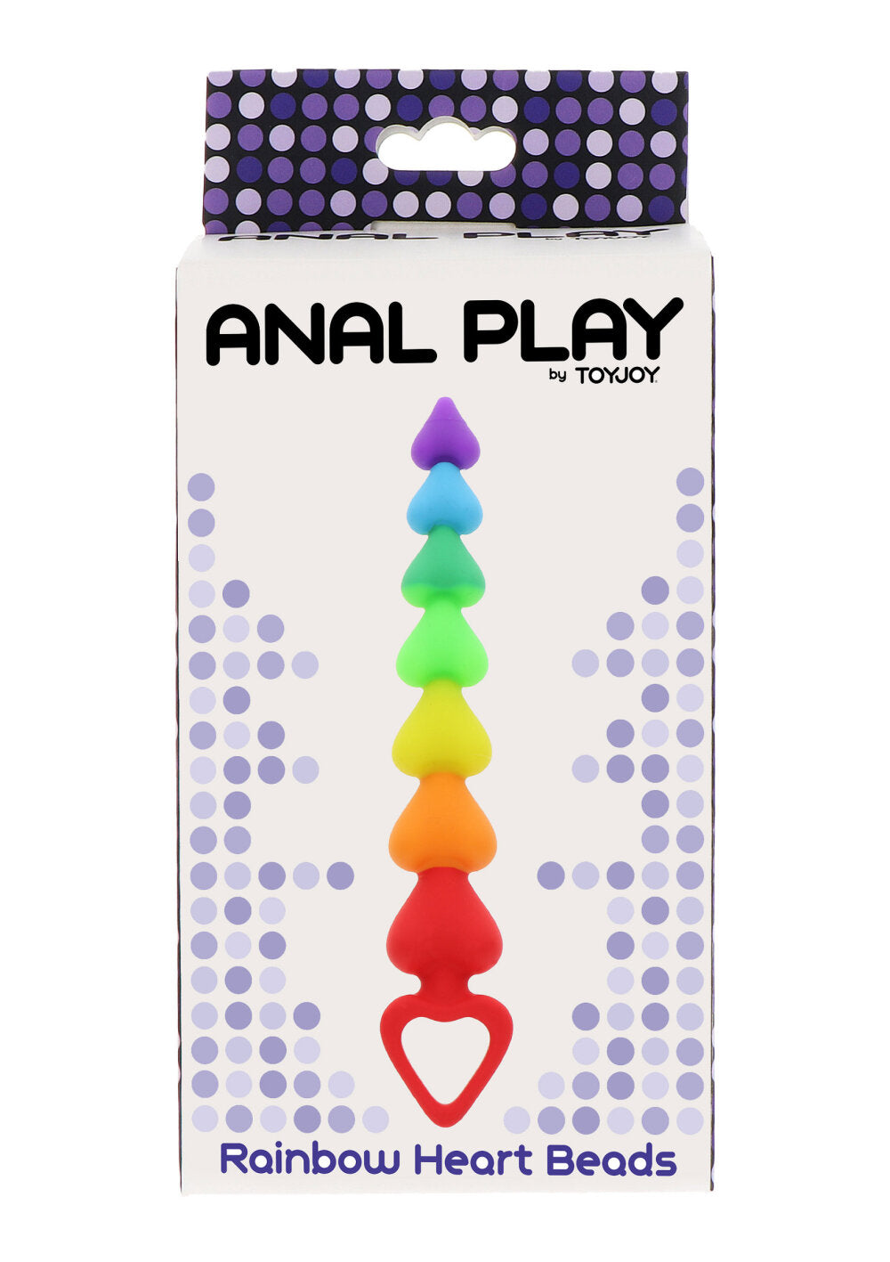 ToyJoy Anal Play Rainbow Heart Beads