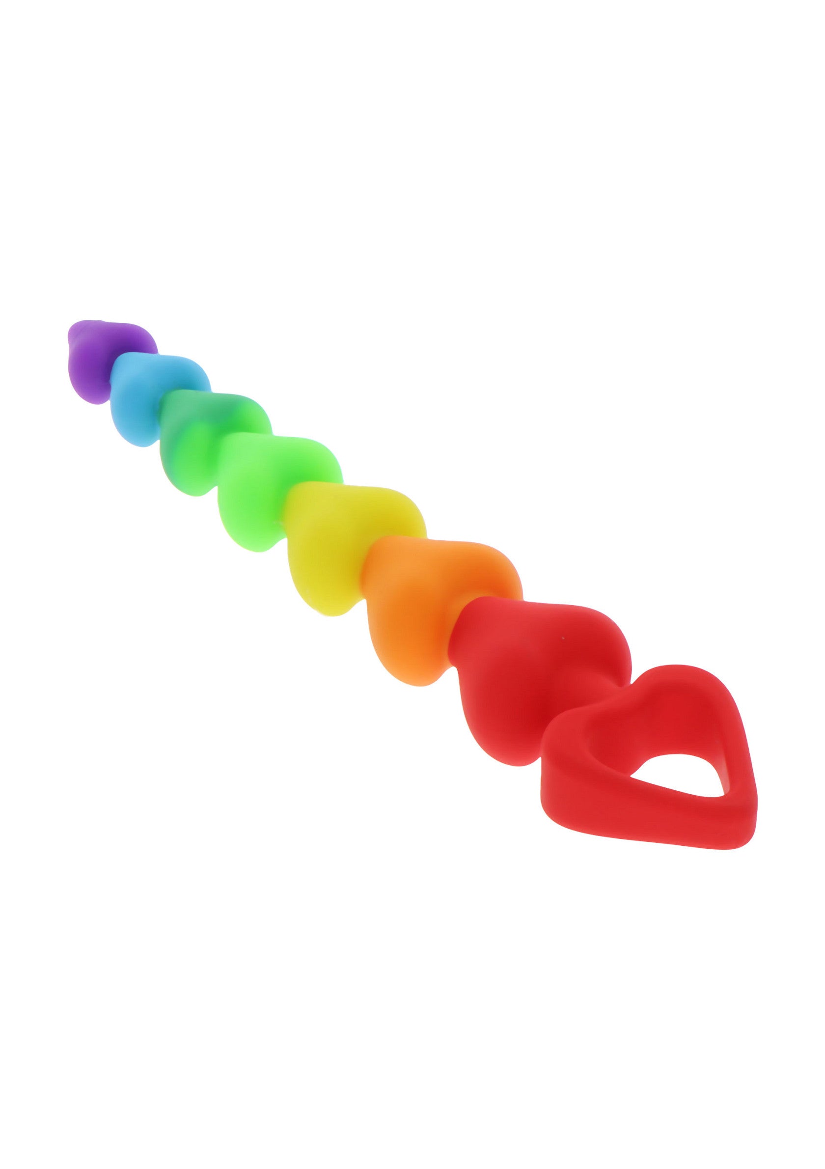 ToyJoy Anal Play Rainbow Heart Beads