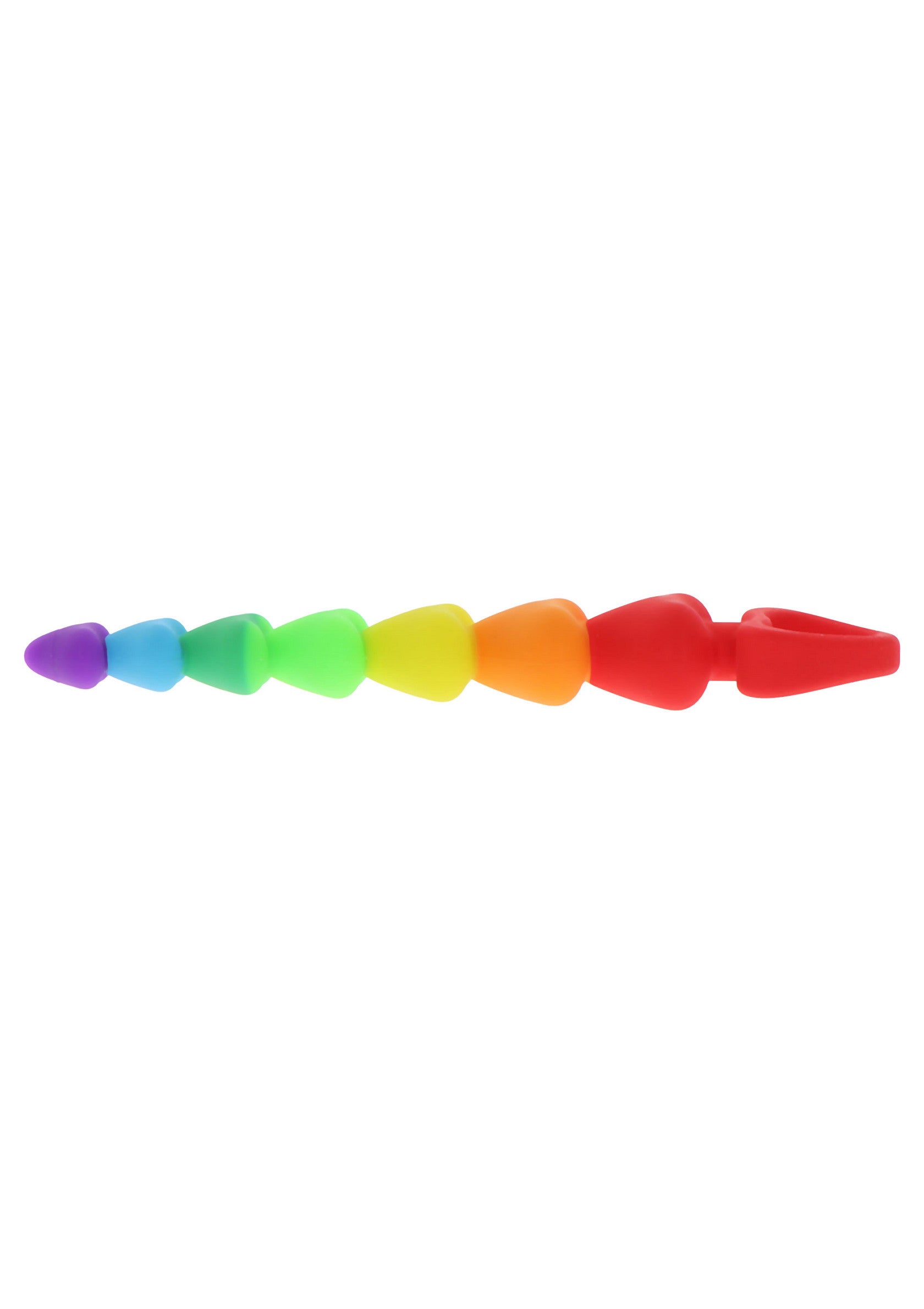 ToyJoy Anal Play Rainbow Heart Beads