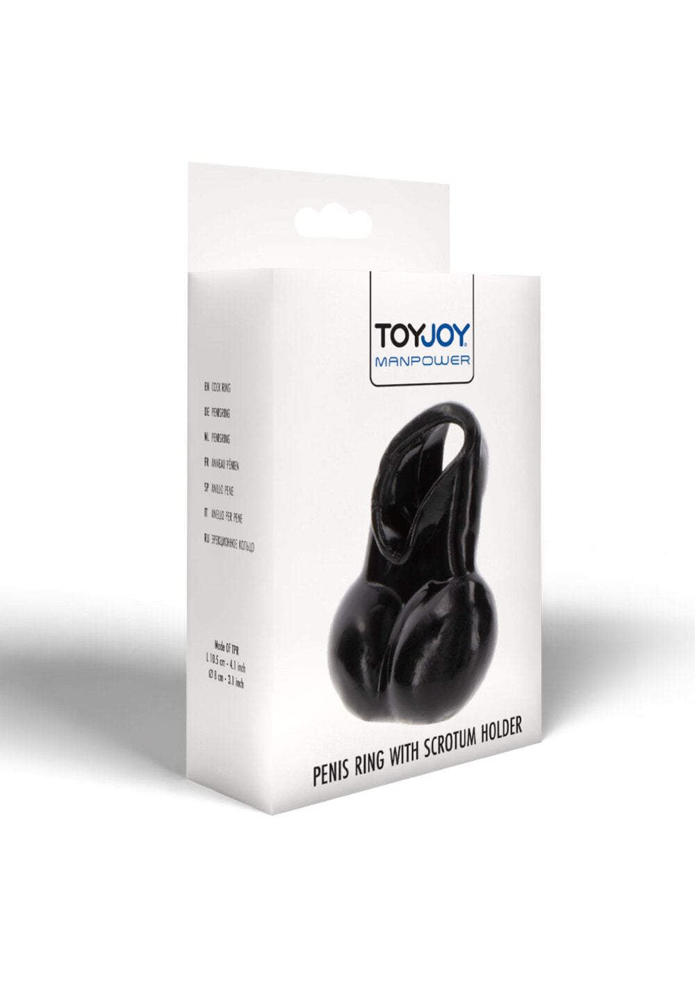 ToyJoy Manpower Penis Ring with Scrotum Holder