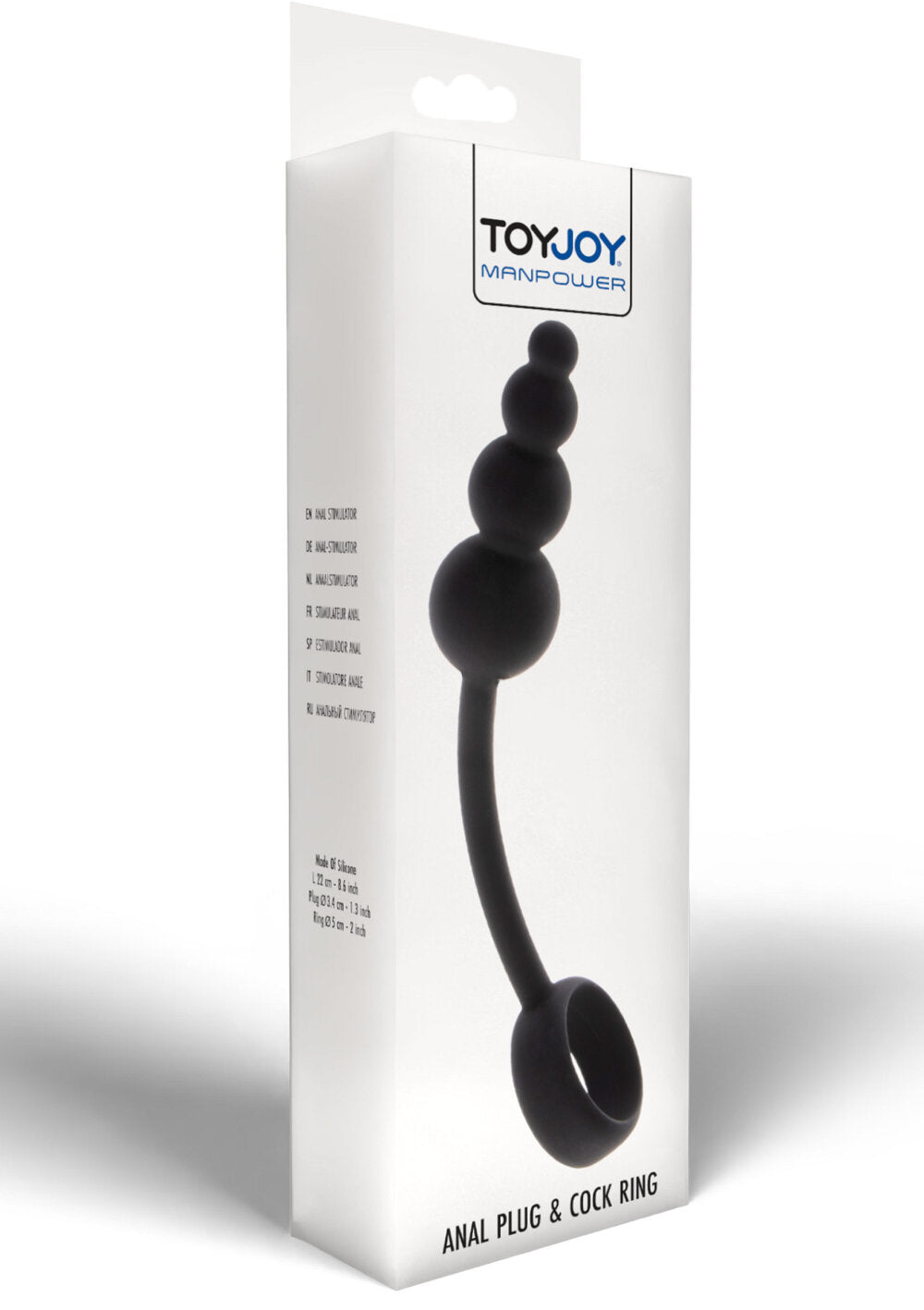 ToyJoy Manpower Anal Plug & Cock Ring