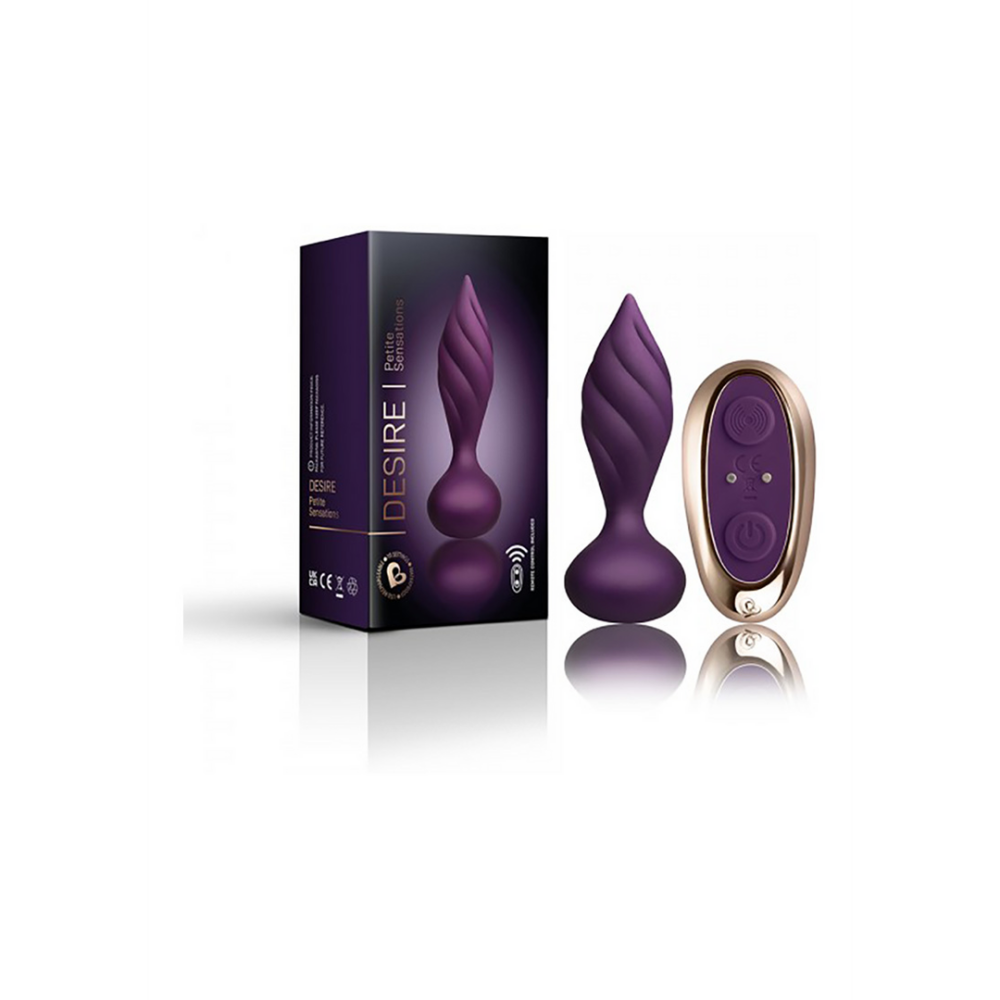 Petite Sensations Desire - Vibrating Butt Plug with Structure