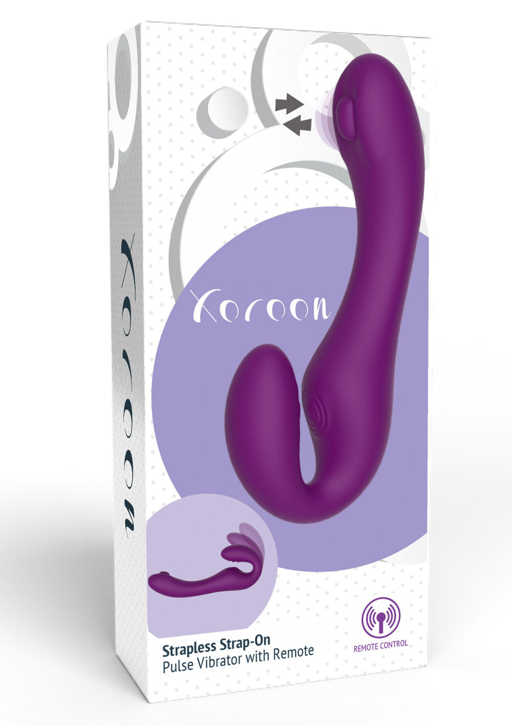 Xocoon Strapless Strap-On Pulse Vibrator