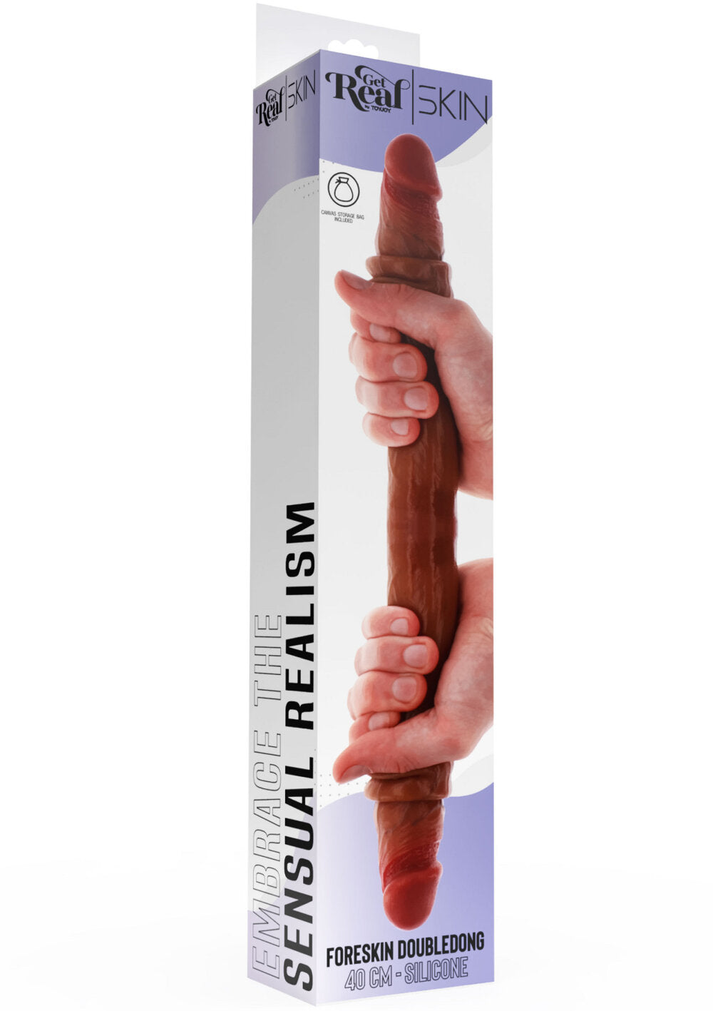 ToyJoy Get Real Silicone Foreskin Double Dong 40 cm