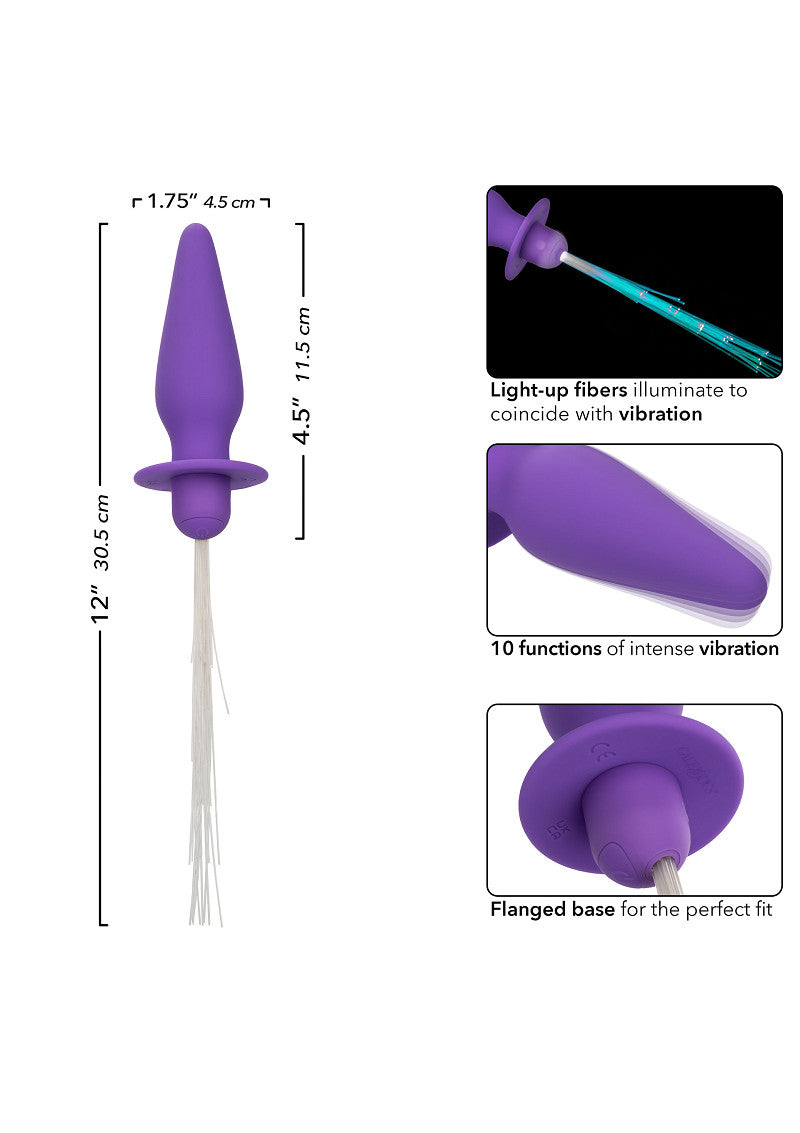 CalExotics Southern Lights Vibrating Light Up Anal Probe