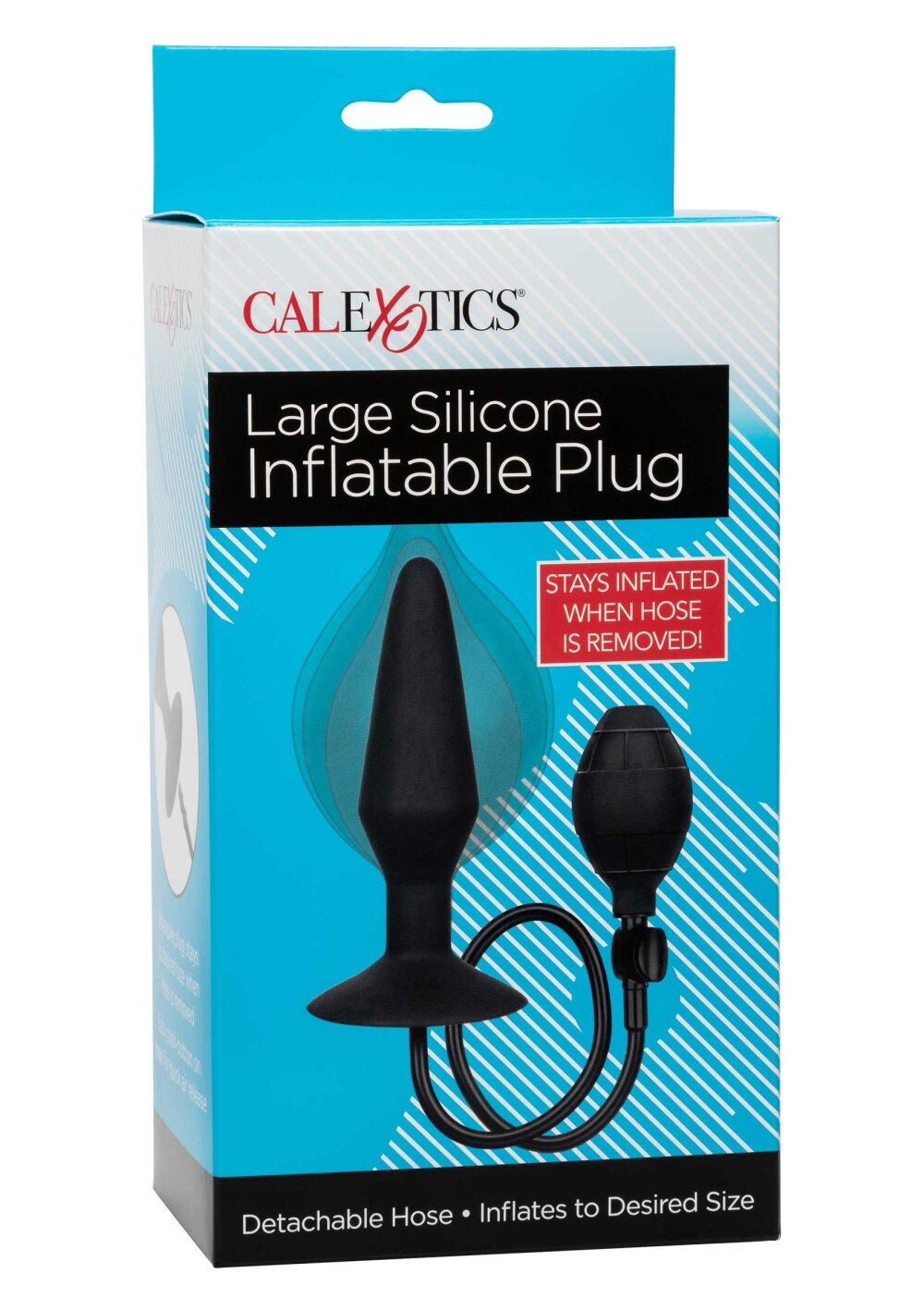 CalExotics Large Silicone Inflatable Plug