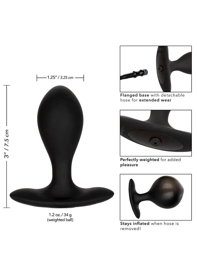 CalExotics Weighted Silicone Inflatable Plug