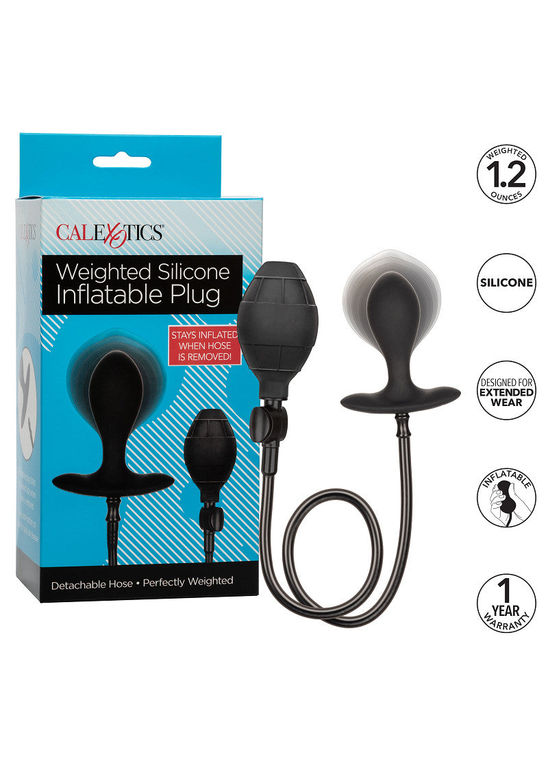 CalExotics Weighted Silicone Inflatable Plug