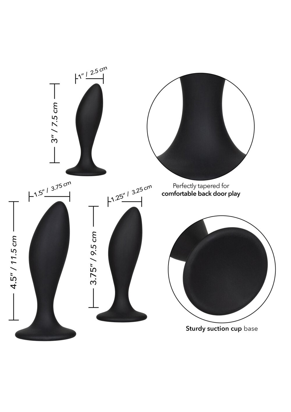 CalExotics Silicone Anal Curve Kit