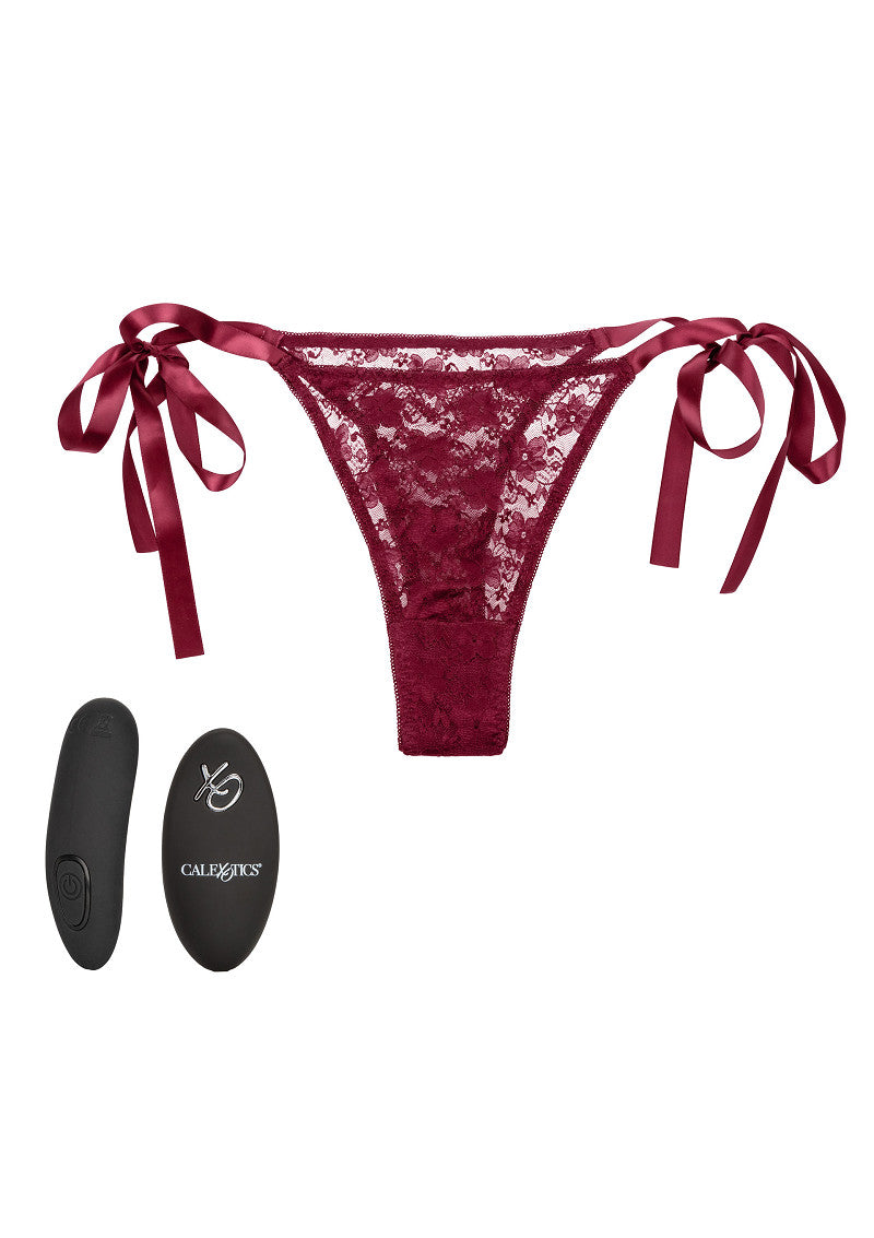 CalExotics Remote Control Lace Thong Set