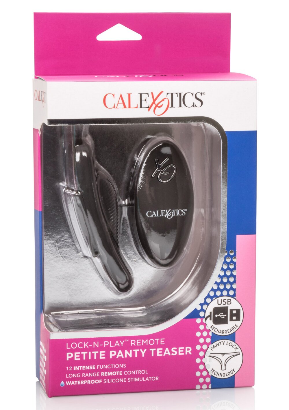 CalExotics Lock-N-Play Remote Petite Panty Teaser