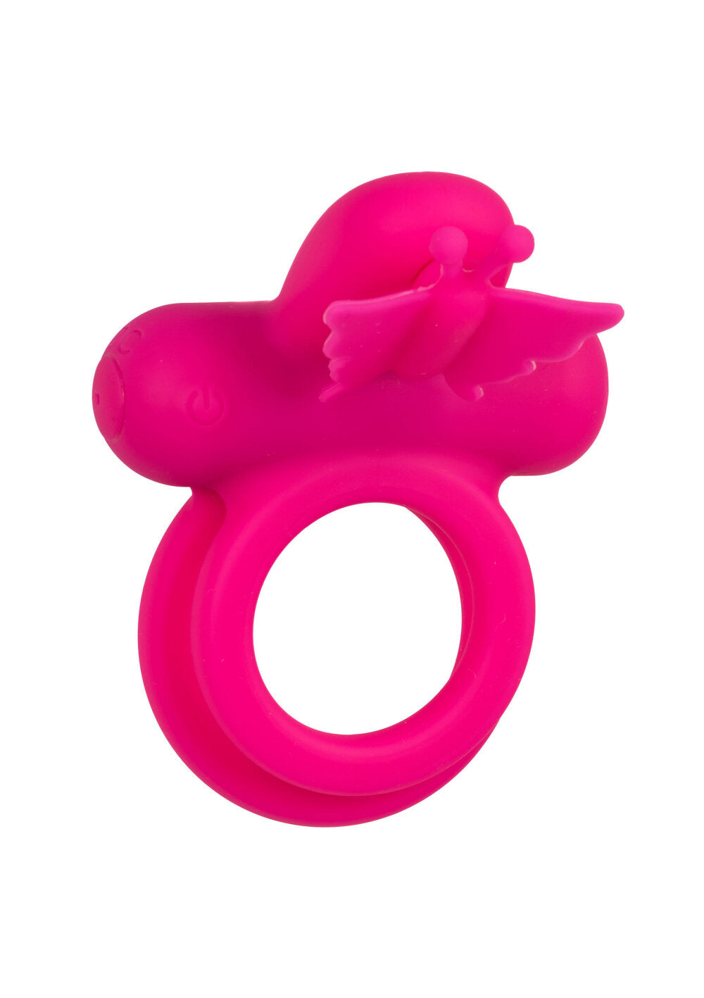 CalExotics Silicone Rechargeable Dual Butterfly Ring