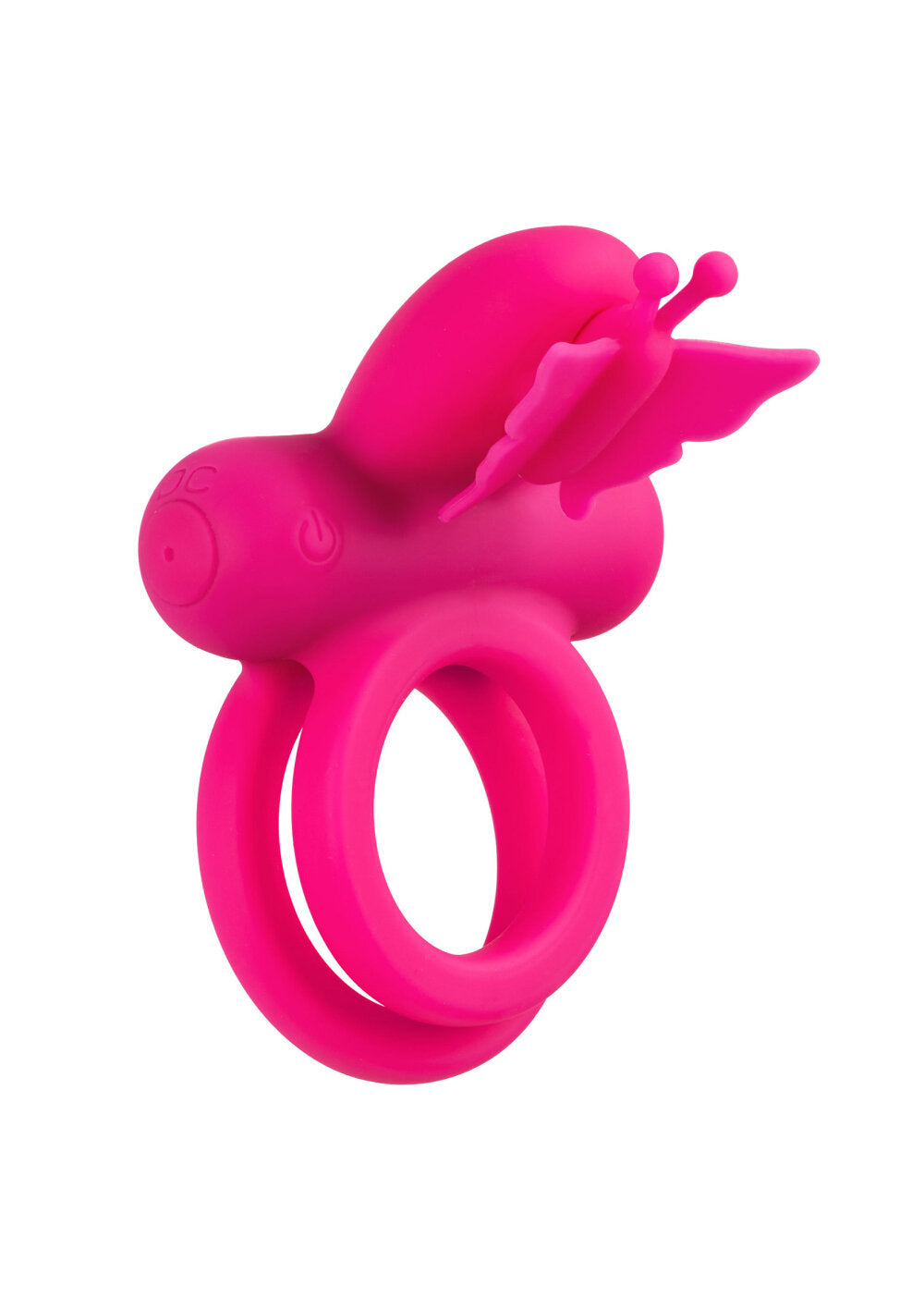 CalExotics Silicone Rechargeable Dual Butterfly Ring