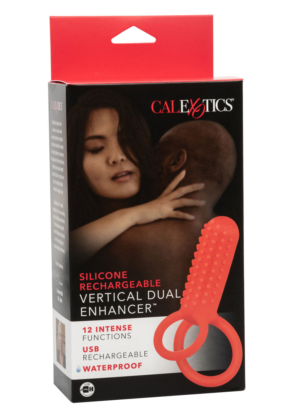 CalExotics Silicone Rechargeable Vertical Dual Enhancer