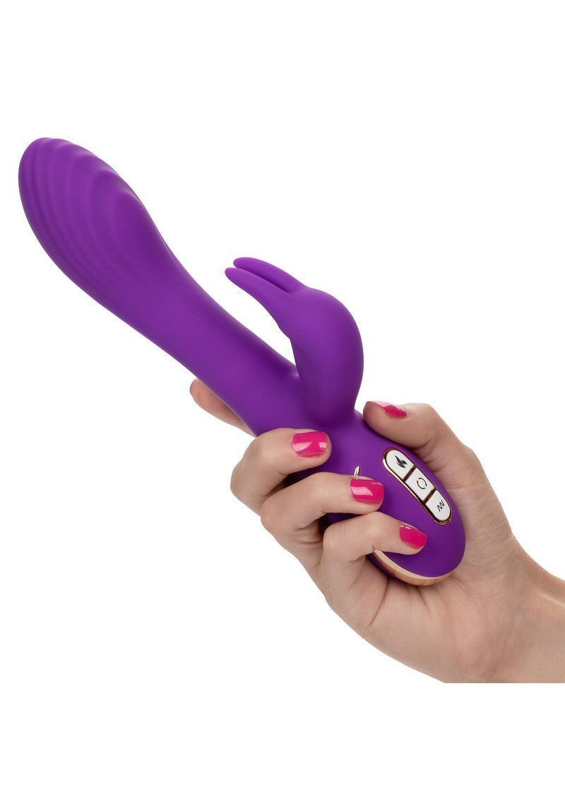 CalExotics Jack Rabbit Signature Heated Silicone Rotating 'G' Rabbit