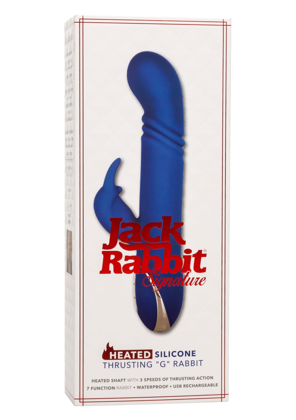 CalExotics Jack Rabbit Signature Heated Silicone Thrusting 'G' Rabbit