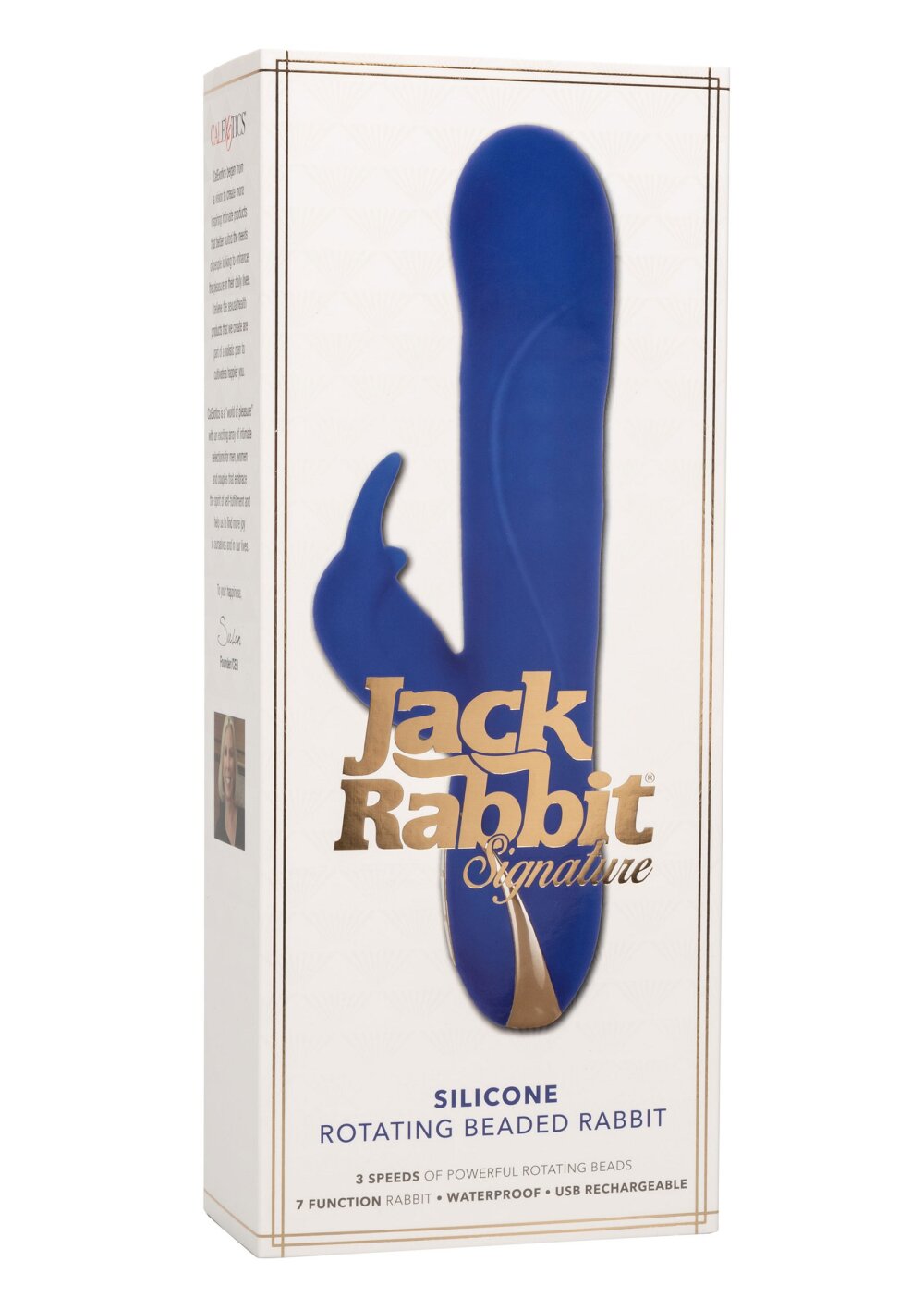 CalExotics Jack Rabbit Signature Silicone Rotating Beaded Rabbit