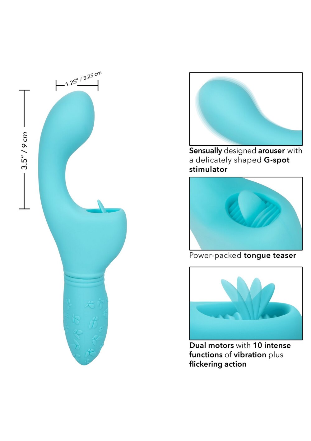 CalExotics Rechargeable Butterfly Kiss Flicker