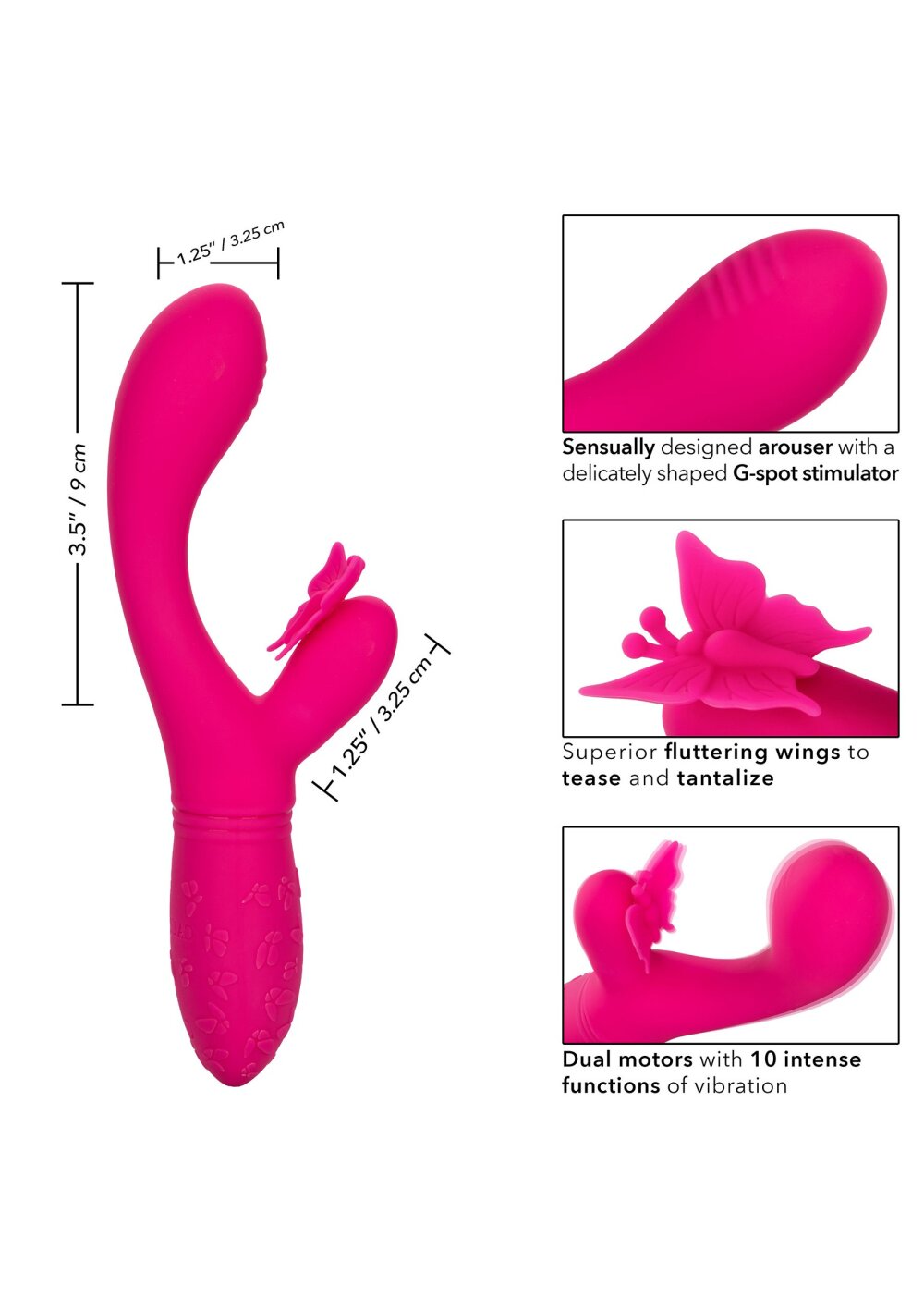 CalExotics Rechargeable Butterfly Kiss Flutter