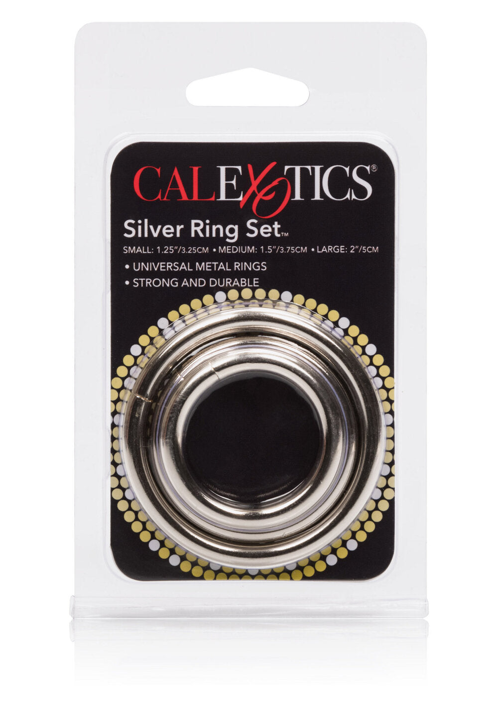 CalExotics Silver Ring - 3 Piece Set