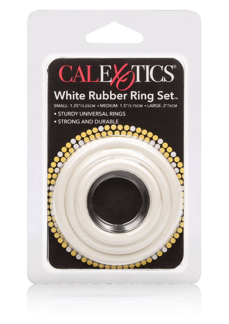 CalExotics Black Rubber Ring - 3 Piece Set