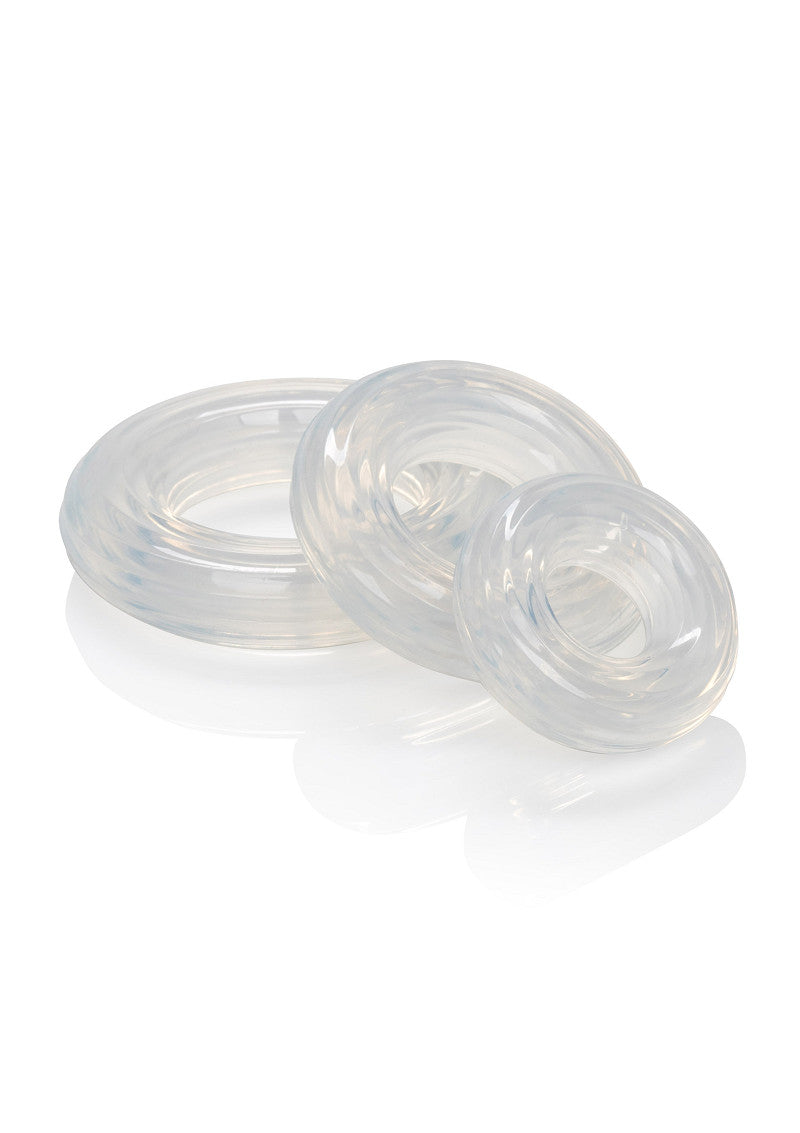 CalExotics Premium Silicone Ring Set