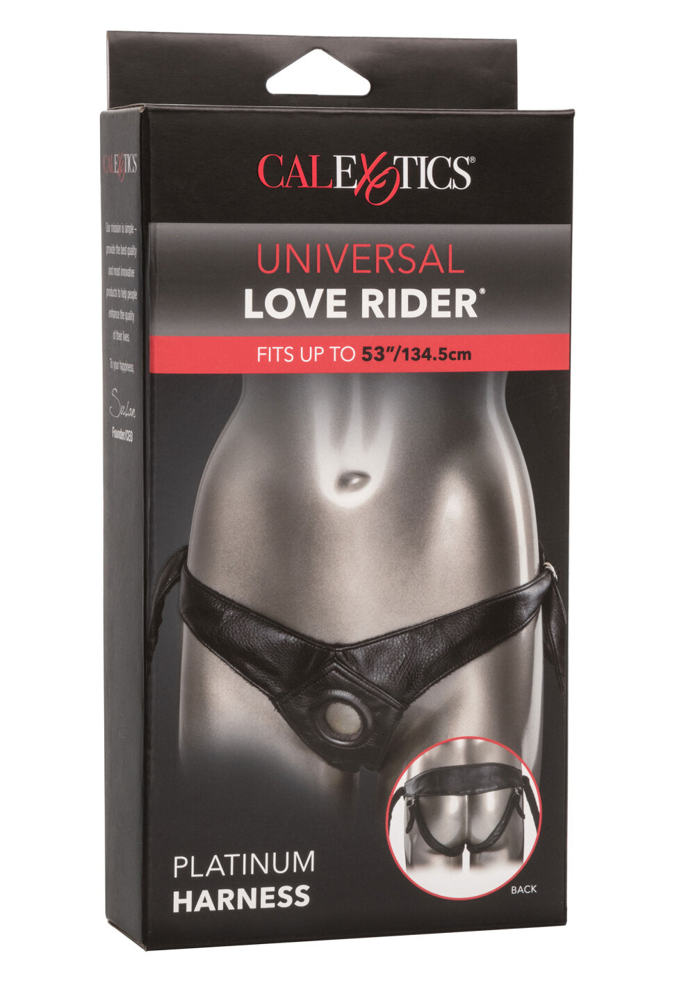 CalExotics Universal Love Rider Platinum Harness